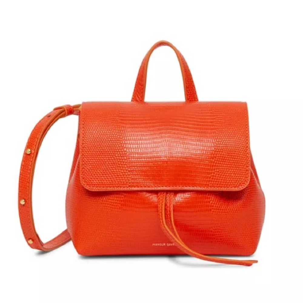 Mansur Gavriel
Mini Soft Lady Bag Snake Embossed Leather Crossbody